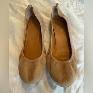 J. Crew Women's Tan Suede Flats